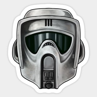 Biker Scout Mask Sticker